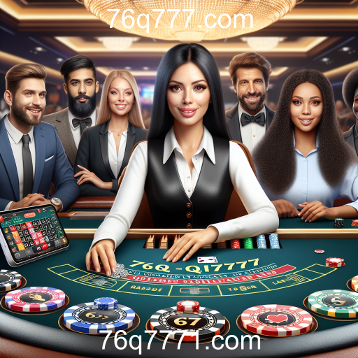 A Experiência Imersiva do Cassino Ao Vivo no 76q777.com